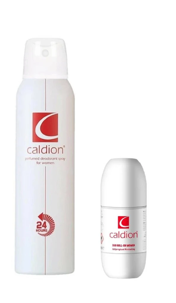 Caldion Bayan Deodorant 150ml + Roll-on Bayan 50 Ml Yeni Ürün 2 'li SET