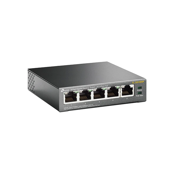 TP-LINK TL-SG1005P 5PORT 10/100/1000 YÖNETİLEMEZ POE SWITCH - Resim 2