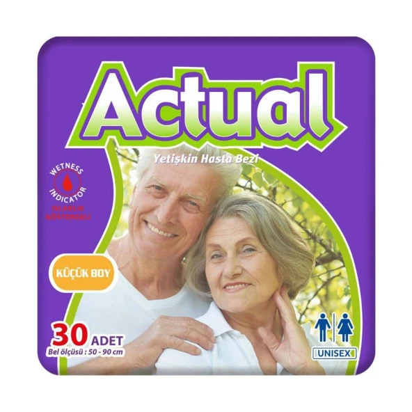 Actual Bel Bantlı Hasta Bezi 30'Lu Small