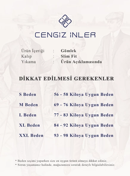 Cengiz İnler Yaka Düğmeli Baskı Desenli Erkek Slimfit Gömlek