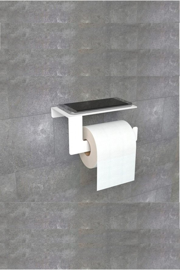 Metal Beyaz Tuvalet Kağıtlık-tuvalet Kağıdı Askısı-tuvalet Kağıtlığı