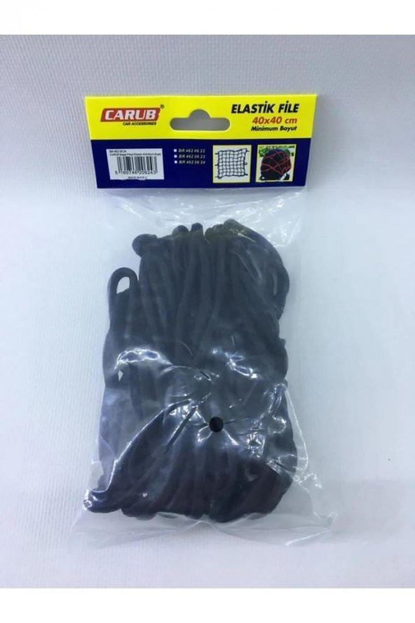 Araç Eşya Bagaj İçin  Elastik Bagaj Filesi 40X40 cm Kask Fİlesi - 2