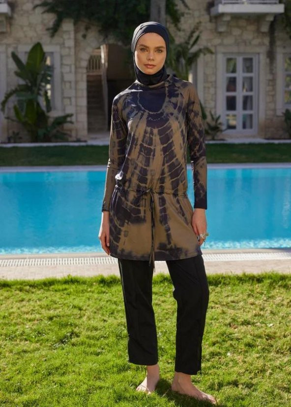 Mayovera Batik Yeşil Tek Üst Mayo - 4