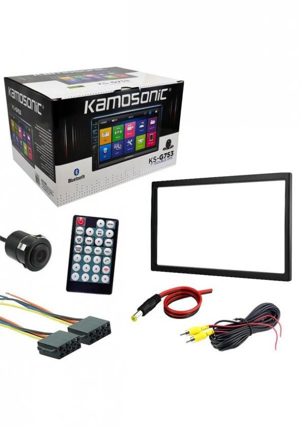 Kamosonic Ks-g753 Double Teyp 7'' Mirrorlink Bt/usb/sd/fm/aux Geri Görüş Kamerası Hediyeli - 3