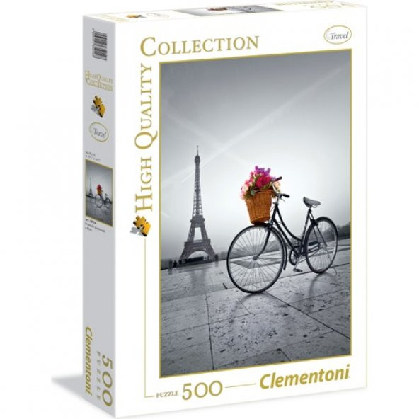 Clementoni 500 Parça Pariste Romantik Gezinti Yapboz Puzzle