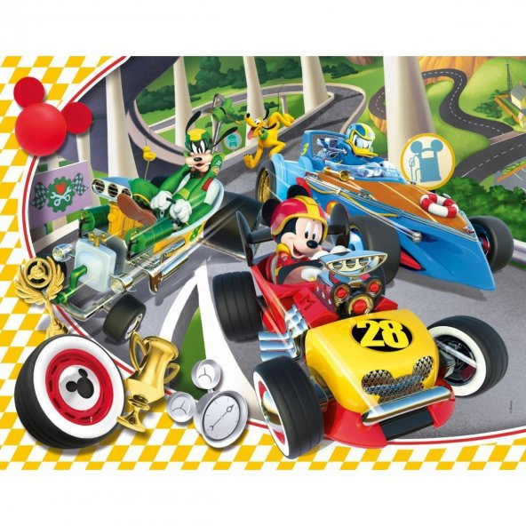 Clementoni 100 Parçalı Disney Mickey Mouse Yapboz Miki Fare Puzzle Clementoni 5 Yaş ve Üzeri Çocuk Yapbozları Serisi - 2