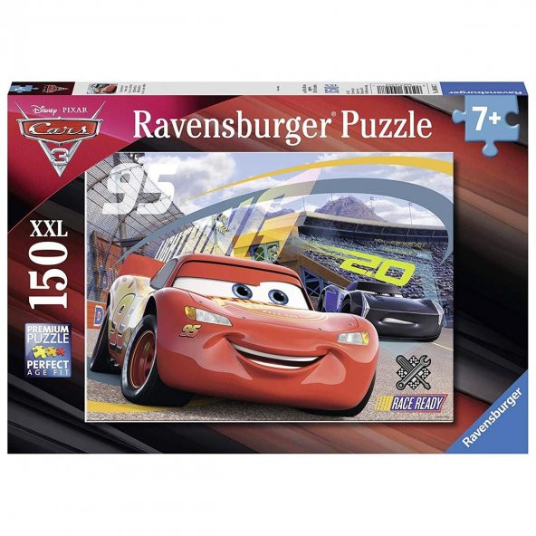 Ravensburger 150 XXL Parçalı Disney Cars Arabalar Yapboz Puzzle Ravensburger 7 Yaş ve Üzeri Çocuk Yapbozları