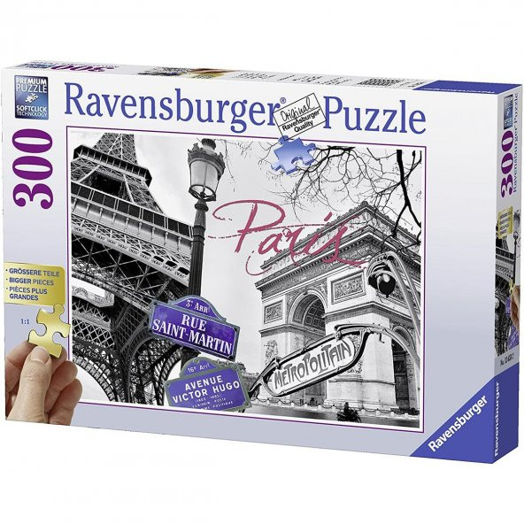 Ravensburger 300 Parçalı Yapboz Paris Puzzle