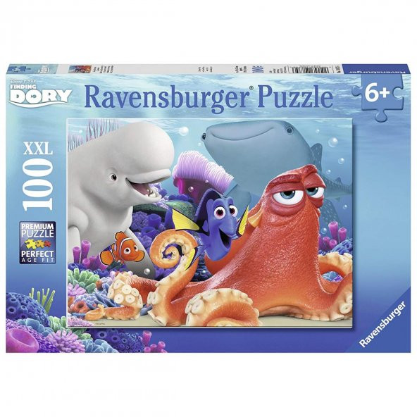 Ravensburger 100 XXL Parçalı Disney Dory Yapboz Dory Puzzle Ravensburger 6 Yaş ve Üzeri Çocuk Yapbozları