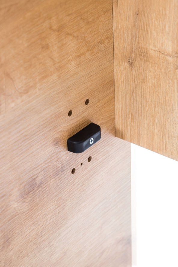 Babywhen Bw1091 - Pratik Sallanır Tekerlekli Anne Yanı Beşik 60x120 Ahşap - 5