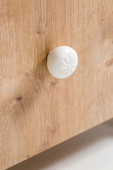 Babywhen Bw1091 - Pratik Sallanır Tekerlekli Anne Yanı Beşik 60x120 Ahşap - 7