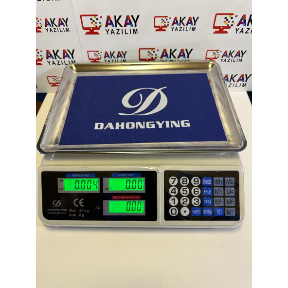 LUX Manessa- Market Pazarcı Manav Ve Kasap Terazisi 40 Kg Kapasiteli Elektronik Dijital Bakkal - 2