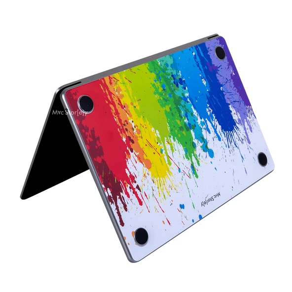 Macbook Pro Kılıf 13inç M1-M2 Laptop Koruyucu Kaplama Sticker A2338 ile Uyumlu Paint01NL - 2