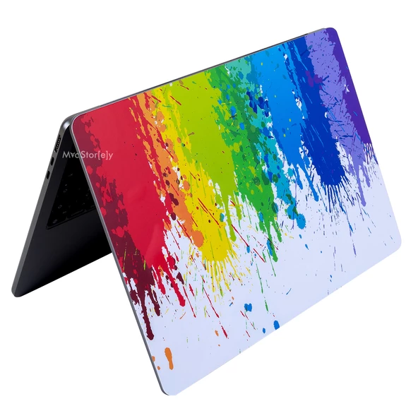 Macbook Pro Kılıf 13inç M1-M2 Laptop Koruyucu Kaplama Sticker A2338 ile Uyumlu Paint01NL - 3
