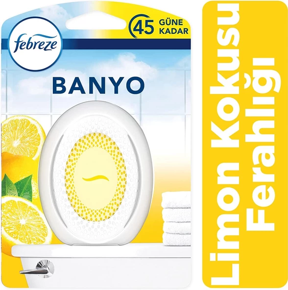 Febreze Banyo Limon Kokusu Ferahlığı Hava Ferahlatıcı Oda Kokusu 7,5 ml