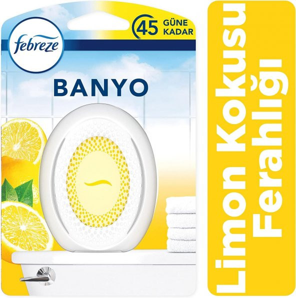 Febreze Banyo Limon Kokusu Ferahlığı Hava Ferahlatıcı Oda Kokusu 7,5 ml