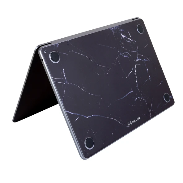 Macbook Air Kılıf Koruyucu Kaplama Laptop Sticker (TouchID'li) A2179 ile Uyumlu Marble14 - Resim 7