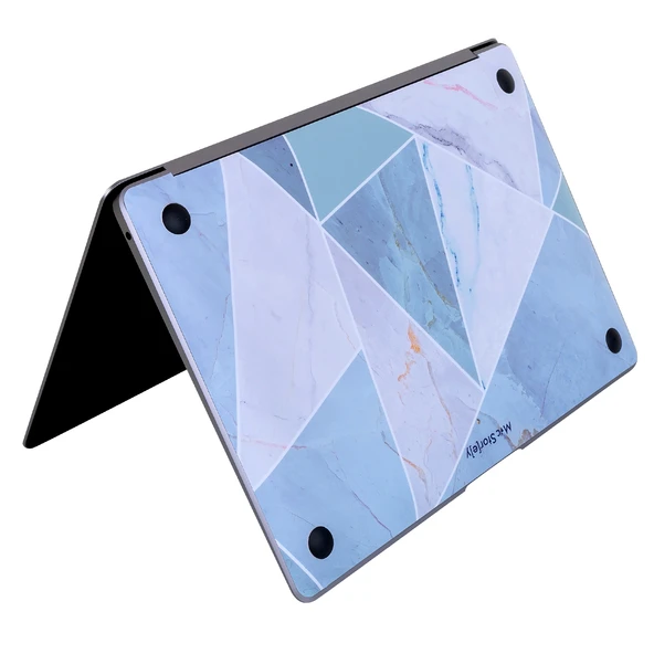 Macbook Air Kılıf Koruyucu Kaplama Laptop Sticker (TouchID'li) A2179 ile Uyumlu Marble14 - Resim 9
