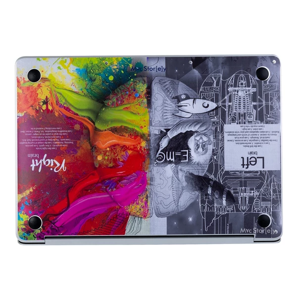 Macbook Air M2-M3-M4 Kılıf 13.6inç Sticker Yapıştırma Koruyucu Kaplama BrainNL A2681 A3113 A3240 ile Uyumlu - 9