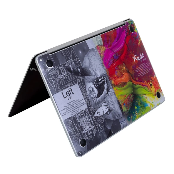 Macbook Air M2-M3-M4 Kılıf 13.6inç Sticker Yapıştırma Koruyucu Kaplama BrainNL A2681 A3113 A3240 ile Uyumlu - 3