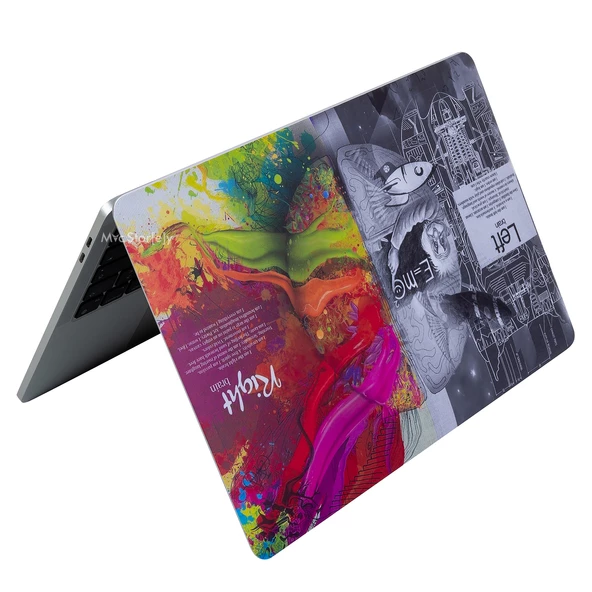 Macbook Air M2-M3-M4 Kılıf 13.6inç Sticker Yapıştırma Koruyucu Kaplama BrainNL A2681 A3113 A3240 ile Uyumlu - 7