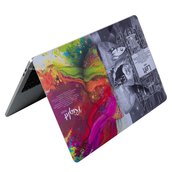 Macbook Air M2-M3-M4 Kılıf 13.6inç Sticker Yapıştırma Koruyucu Kaplama BrainNL A2681 A3113 A3240 ile Uyumlu - Resim 6