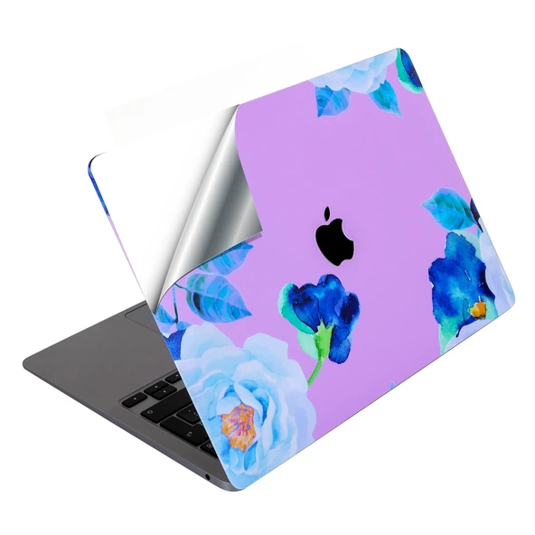 Macbook Air M2-M3-M4 Kılıf 13.6inç Flower03 Yapıştırma Sticker Kaplama Koruyucu A2681 A3113 A3240 ile Uyumlu ürün görseli