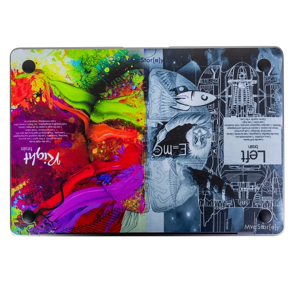 Macbook Air Kılıf Sticker Kaplama Laptop Koruyucu (TouchID'li) A2179 ile Uyumlu BrainNL - 9