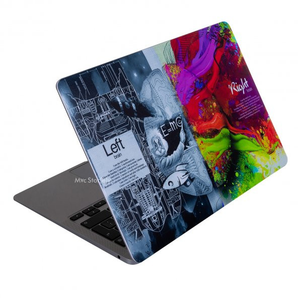 Macbook Air Kılıf Sticker Kaplama Laptop Koruyucu (TouchID'li) A2179 ile Uyumlu BrainNL