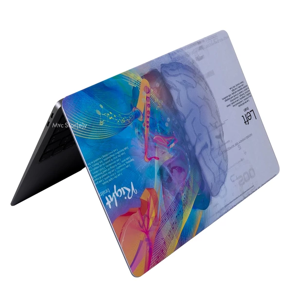 Macbook Air Kılıf Sticker Kaplama Laptop Koruyucu (TouchID'li) A2179 ile Uyumlu BrainNL - 6