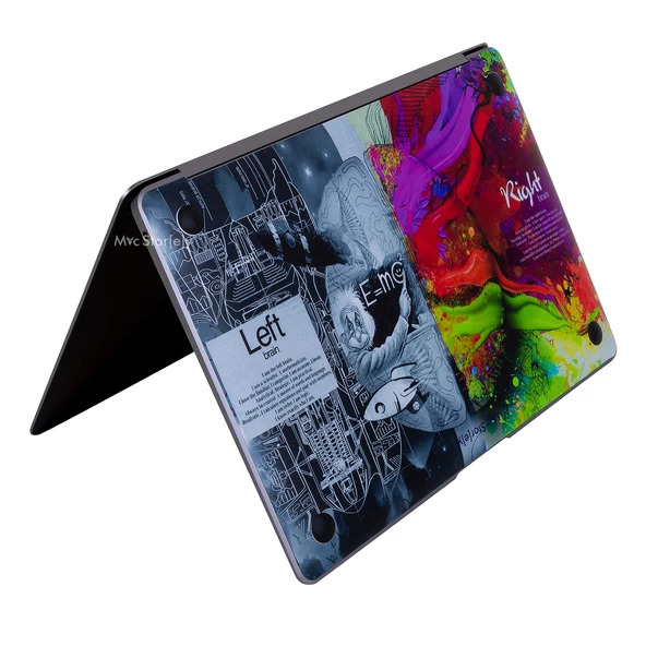 Macbook Air Kılıf Sticker Kaplama Laptop Koruyucu (TouchID'li) A2179 ile Uyumlu BrainNL - 3