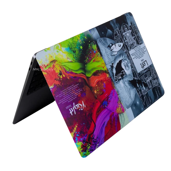 Macbook Air Kılıf Sticker Kaplama Laptop Koruyucu (TouchID'li) A2179 ile Uyumlu BrainNL - 5