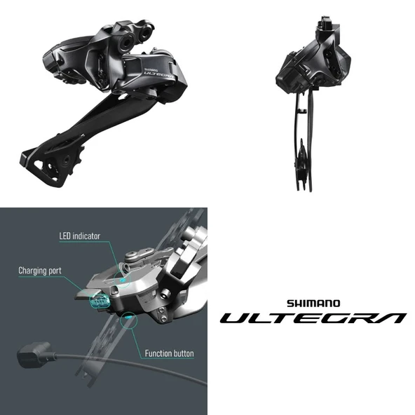 Shimano Ultegra Di2 RD-R8150 12 Vites Uyumlu Bisiklet Arka Aktarıcı Direkt Montaj - Resim 5