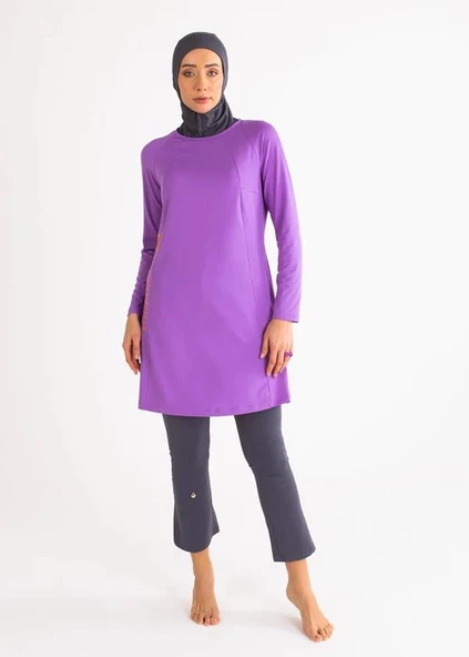 Mayovera Antrasit Lycra Tek Alt Pantalon - 4