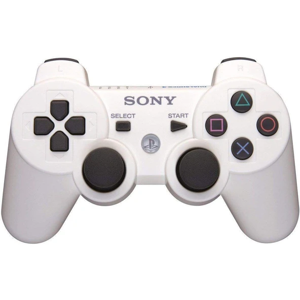 Ps3 uyumlu Kol Beyaz Şarj kablosu ile birlikte - 2