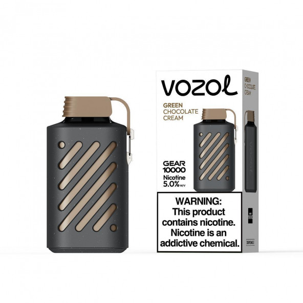 VOZOL GEAR 10.000 ELEKTRONİK NARGİLE ELEKTRONİK SİGARA CEP NARGİLESİ - Green Chocolate Cream Aromalı - 3