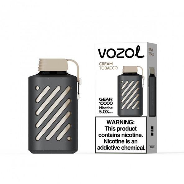 VOZOL GEAR 10.000 ELEKTRONİK NARGİLE ELEKTRONİK SİGARA CEP NARGİLESİ - Cream Tobacco Aromalı - 2