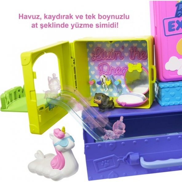 Barbie Extra Mini Bebekler ve Hayvan Dostlarının Seyahat Maceraları HDY91 - 4