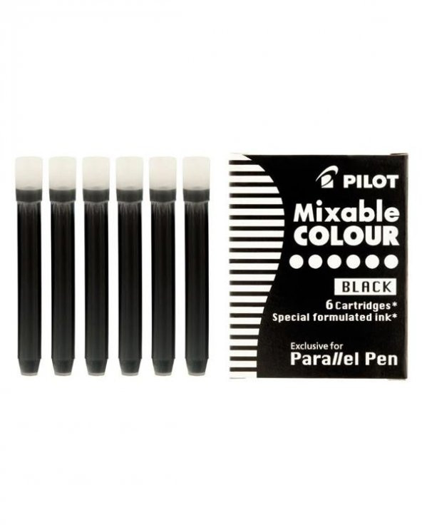 Pilot Parallel Pen Orijinal Kartuş Siyah 6lı
