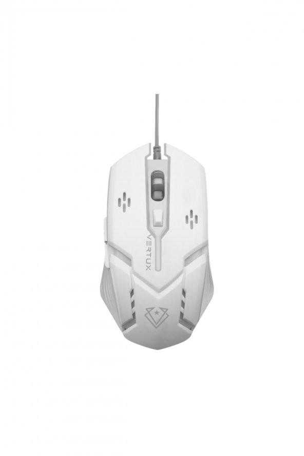 VERTUX Oyuncu Mouse Ergonomik Optik Usb Kablolu 3200 Dpı Led - Senseı - 1