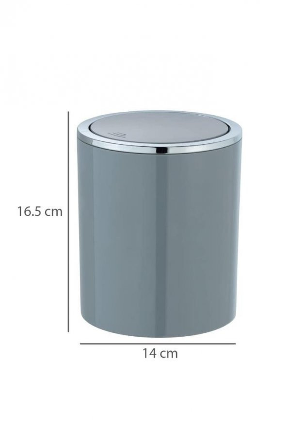 Çöp Kovası Gri 2 Lt (İNCA MODEL) - 2