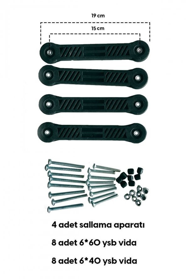 Bebelow Beşik Sallama Aparatı ve vida takımı - 2