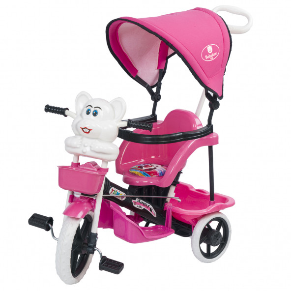 Bebelow Fayton Ebeveyn Kontrollü Tenteli 3 Tekerlekli Bisiklet - 3