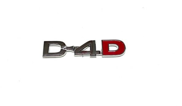 YAZI (LOGO-AMBLEM) HILUX VİGO 2007-2014 ARKA (D4D YAZISI)