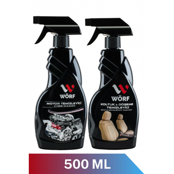 WÖRF 13lü Efsane Set Araç Araba Yıkama Bakım Seti Mega Full Oto Bakım Temizlik Seti Kovalı - 3