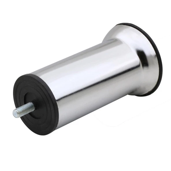 8'li Set Mobilya Kanepe Koltuk Baza Yükseltme Destek Metal Ayağı Ayakları M8 Civatalı 12 Cm Krom - 3