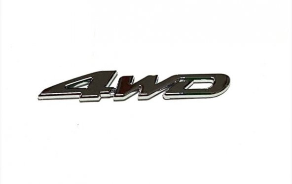 YAZI (LOGO-AMBLEM) RAV4 2000-2012 ARKA (4WD YAZISI)