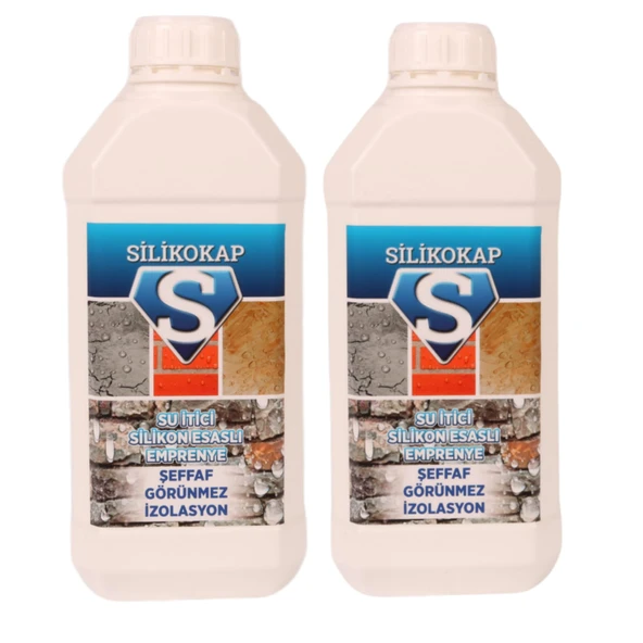 10 Lt Silikokap Şeffaf Su İzolasyonu 5 Lt x 2  Adet ürün görseli 1