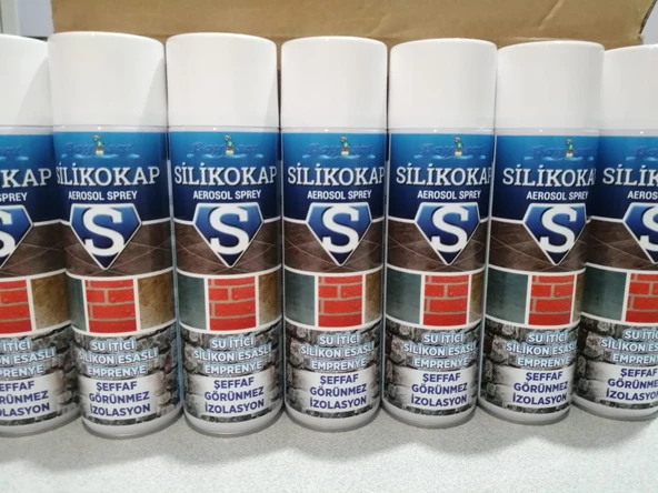 Silikokap Aerosol Şeffaf Su İzolasyon Spreyi 400 Ml - 3