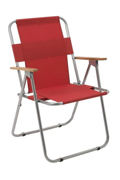 EXENT 4'LÜ Ağaç Kollu Katlanır Piknik Kamp Plaj Bahçe Balıkçı Sandalyesi - Resim 2